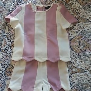 VB Girls top and shorts set
